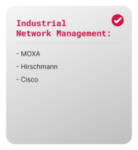 Industrial network management Moxa Hirschmann Cisco